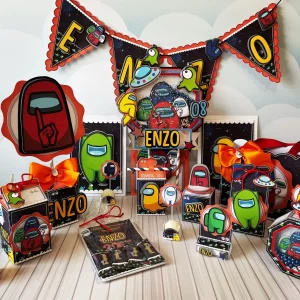 Decoração Among Us Studio, Png e Pdf