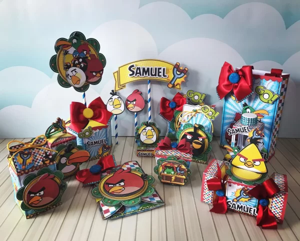 Decoração Angry Birds Studio, Png e Pdf