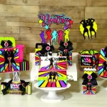 Decoracao Aniversario Neon Studio e Pdf