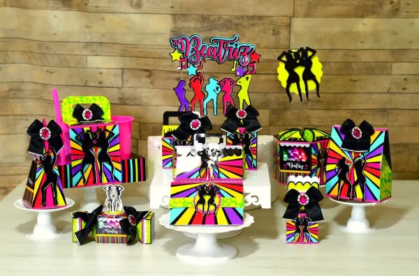Decoracao Aniversario Neon Studio e Pdf