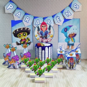 Decoração Brawl Stars Studio, Png e Pdf