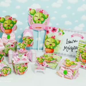 Decoração Cacto Festa Studio e Pdf