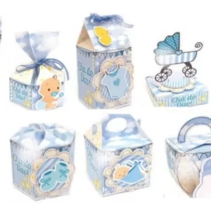 Decoração Cha de Bebe Azul Simples Studio