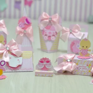 Decoracao Cha de Bebe Menina Studio