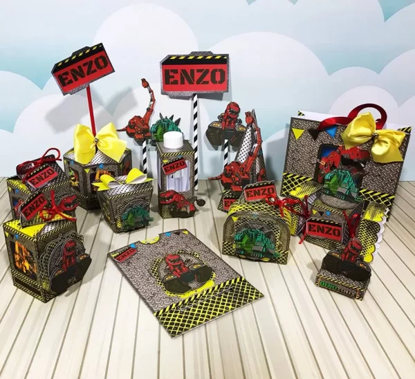 Decoração Dinotrux Studio, Png e Pdf
