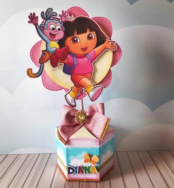 Decoração Dora Aventureira Studio, Png e Pdf - Imagem 4