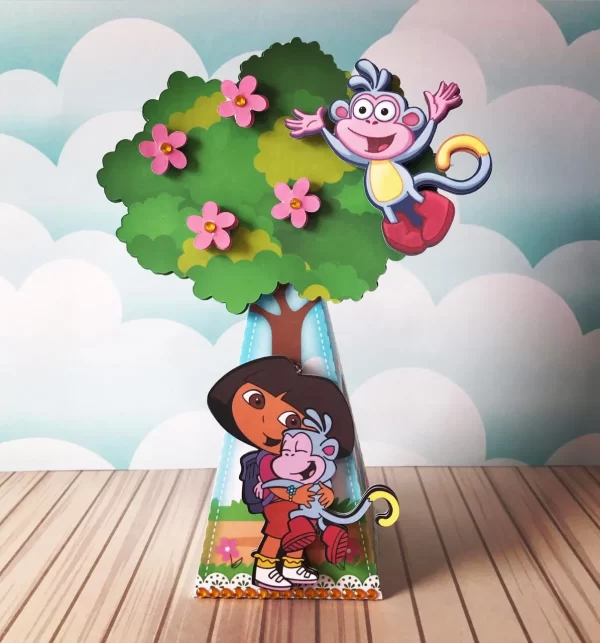 Decoração Dora Aventureira Studio, Png e Pdf - Imagem 3