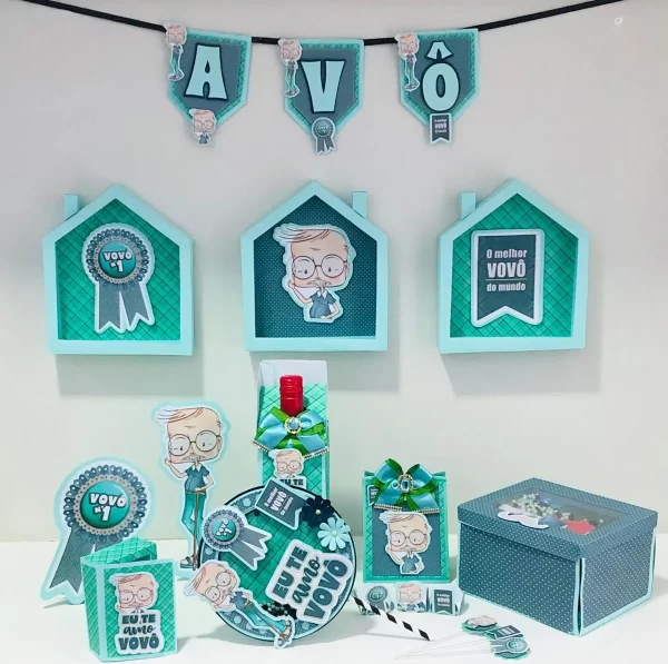Decoração Festa Anos Avô Simples