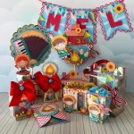 Decoração Festa Junina Studio, Png e Pdf