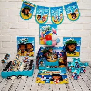 Decoração Festa Lilo e Stitch Studio e Pdf