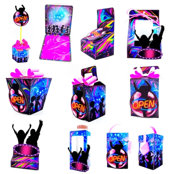 Decoração Festa Neon Studio e Pdf