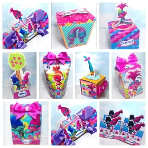 Decoração Festa Trolls Studio