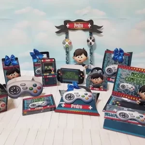 Decoração Festa Video Game Studio e Pdf