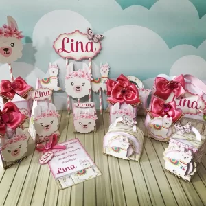 Decoração Lhama Studio, Png e Pdf