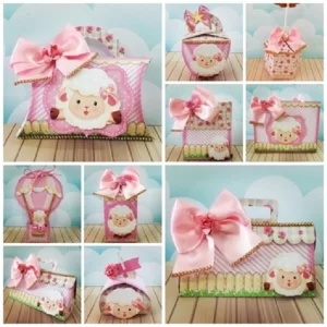 Decoração Ovelhinha Rosa Studio