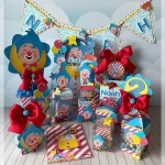 Decoração Palhaço Plim Plim Studio, Png e Pdf