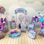 Decoração Sereia Simples Studio, Png e Pdf