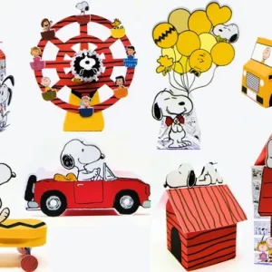 Decoração Snoopy Festa Infantil Studio