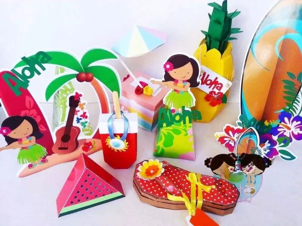 Decoração Tema Havaiana Studio