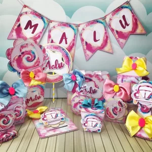 Decoração Tie Dye Studio, Png e Pdf