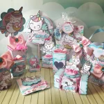 Decoração Unicornio Studio, Png e Pdf