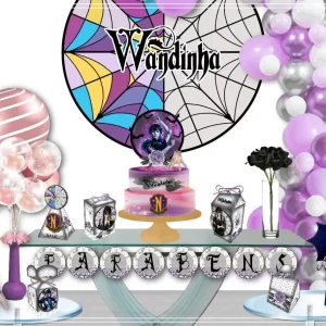 Decoração Wandinha Studio, Png e Pdf