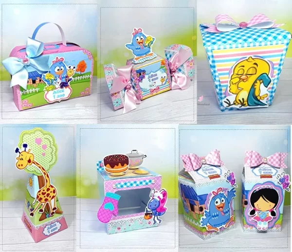 Decoracao da Galinha Pintadinha Rosa Studio