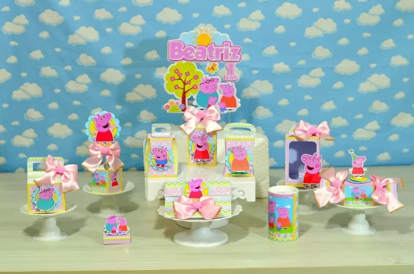 Decoracao da Peppa Simples Studio