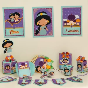 Decoracao da Princesa Jasmine