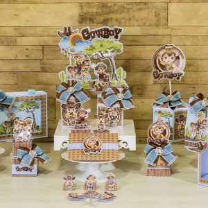 Decoração de Aniversário Cowboy Simples
