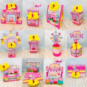 Decoracao de Aniversario Peppa Studio e Pdf