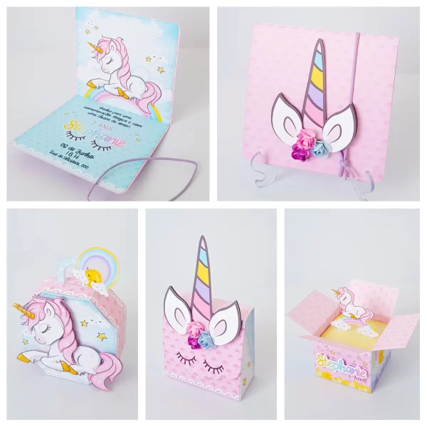 Decoração de Aniversário Tema Unicornio