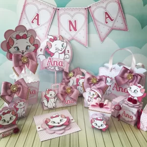 Decoracao de Aniversario da Gatinha Marie
