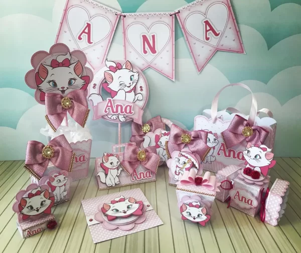 Decoracao de Aniversario da Gatinha Marie