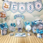Decoracao de Cha de Bebe Masculino