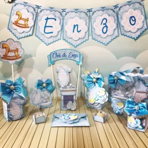 Decoracao de Cha de Bebe Masculino