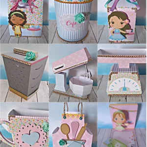 Decoração de Chá de Cozinha Studio e Pdf