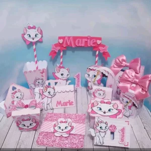 Decoração de Festa Gatinha Marie Studio