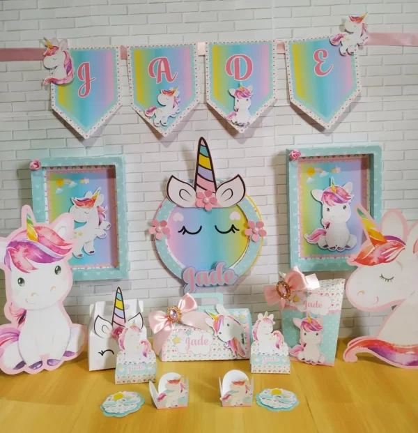 Decoração de Unicórnio Para Aniversário