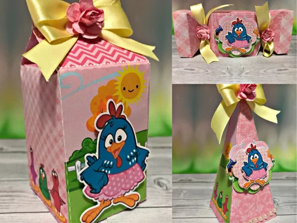 Enfeite Galinha Pintadinha Studio