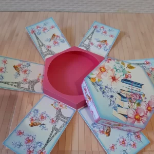 Explosão Caixa Tema Paris Studio, Png e Pdf