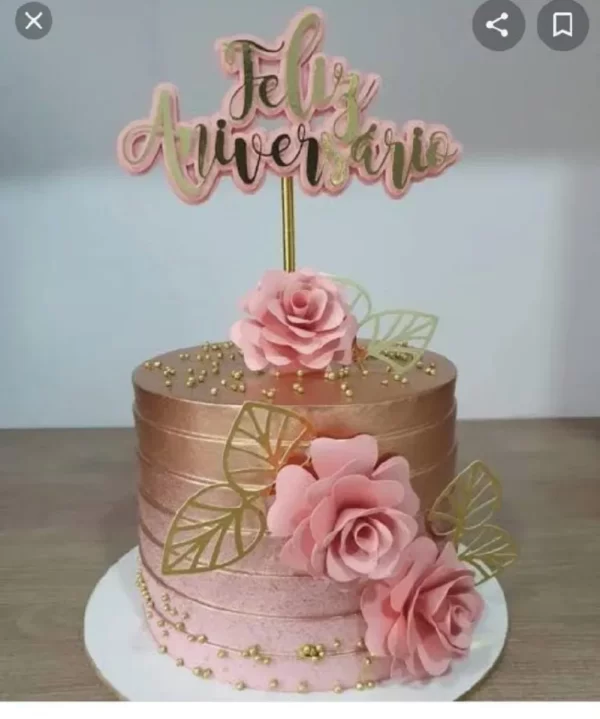 Feliz Aniversario Topo de Bolo Para Imprimir