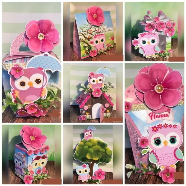 Festa Decoração Corujinha Studio e Pdf