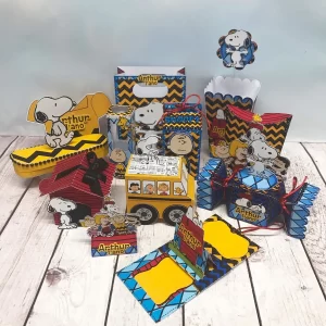 Festa Decoração Snoopy Studio e Pdf