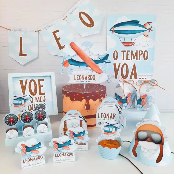 Festa Tema Aviador Studio e Pdf
