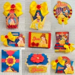 Festa Tema Bela ea Fera Studio, Png e Pdf