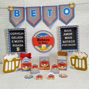 Festa Tema Boteco Studio, Png e Pdf