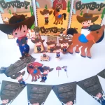 Festa Tema Cowboy Infantil Studio e Pdf