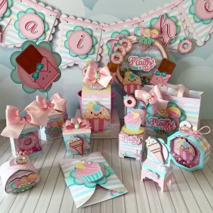 Festa Tema Doces Simples Studio, Png e Pdf