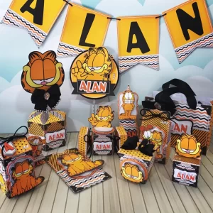 Festa Tema Garfield Studio, Png e Pdf